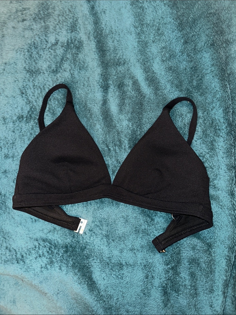 Boden Black Triangle Bikini Top